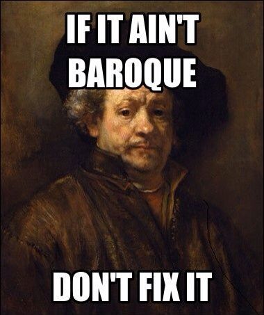 A baroque meme