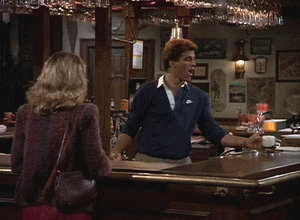 A gif from the show Cheers